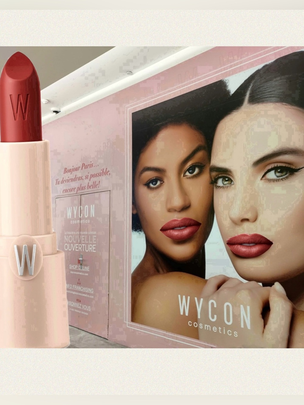 Wycon Cosmetics Lip Shot Satin Lipstick-28 True Wine NWT